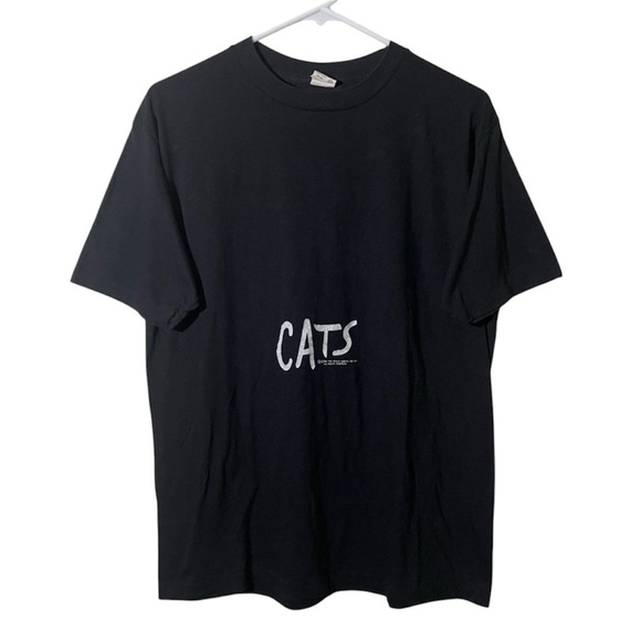 Vintage 1981 Cats Musical Graphic Tee - Picture 1 of 4